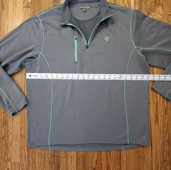Peter Millar Mens E4 Warmth 1/4 Zip Pullover Size L Grey - Picture 5 of 9